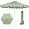 Best Choice Products 7.5ft Patio Market Umbrella with Wavy Trim, Fade-Resistant, Crank & Tilt, Wind Vent